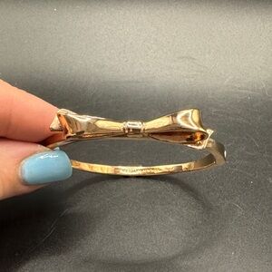Rose Gold Kate Spade Bow Bracelet